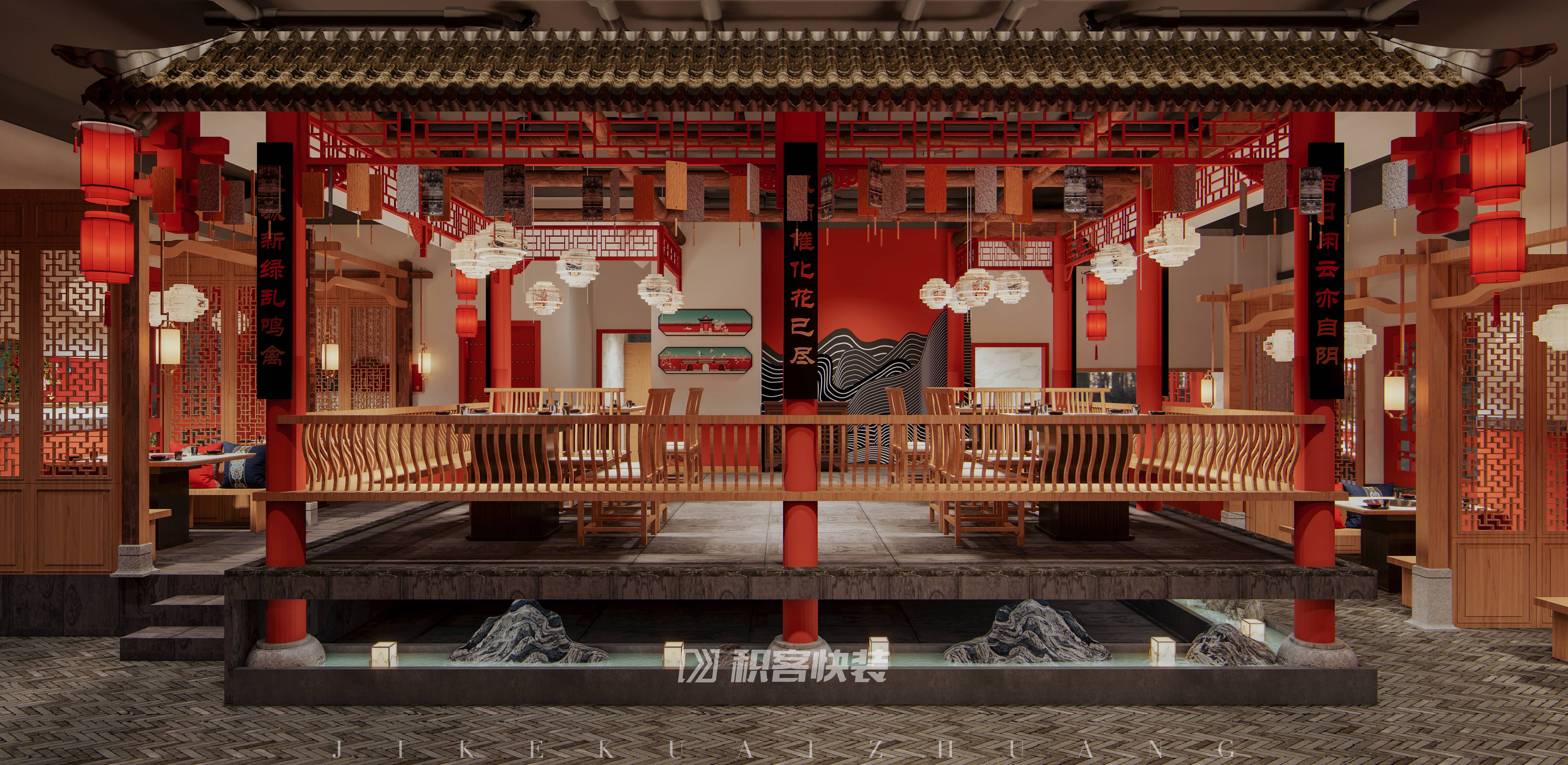 餐饮设计：重庆最拥挤的餐饮赛道，火锅店设计卷出了新高度！(图1)